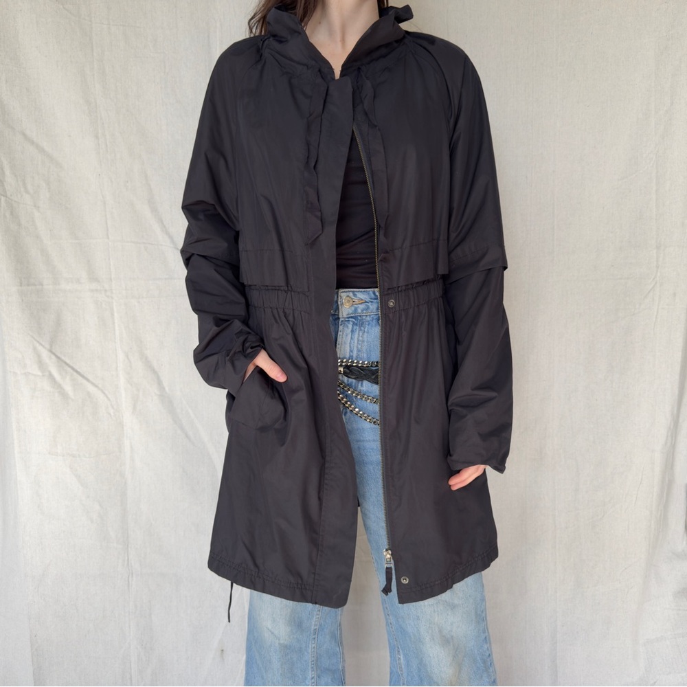 LOFT Black Women's Trench Coat